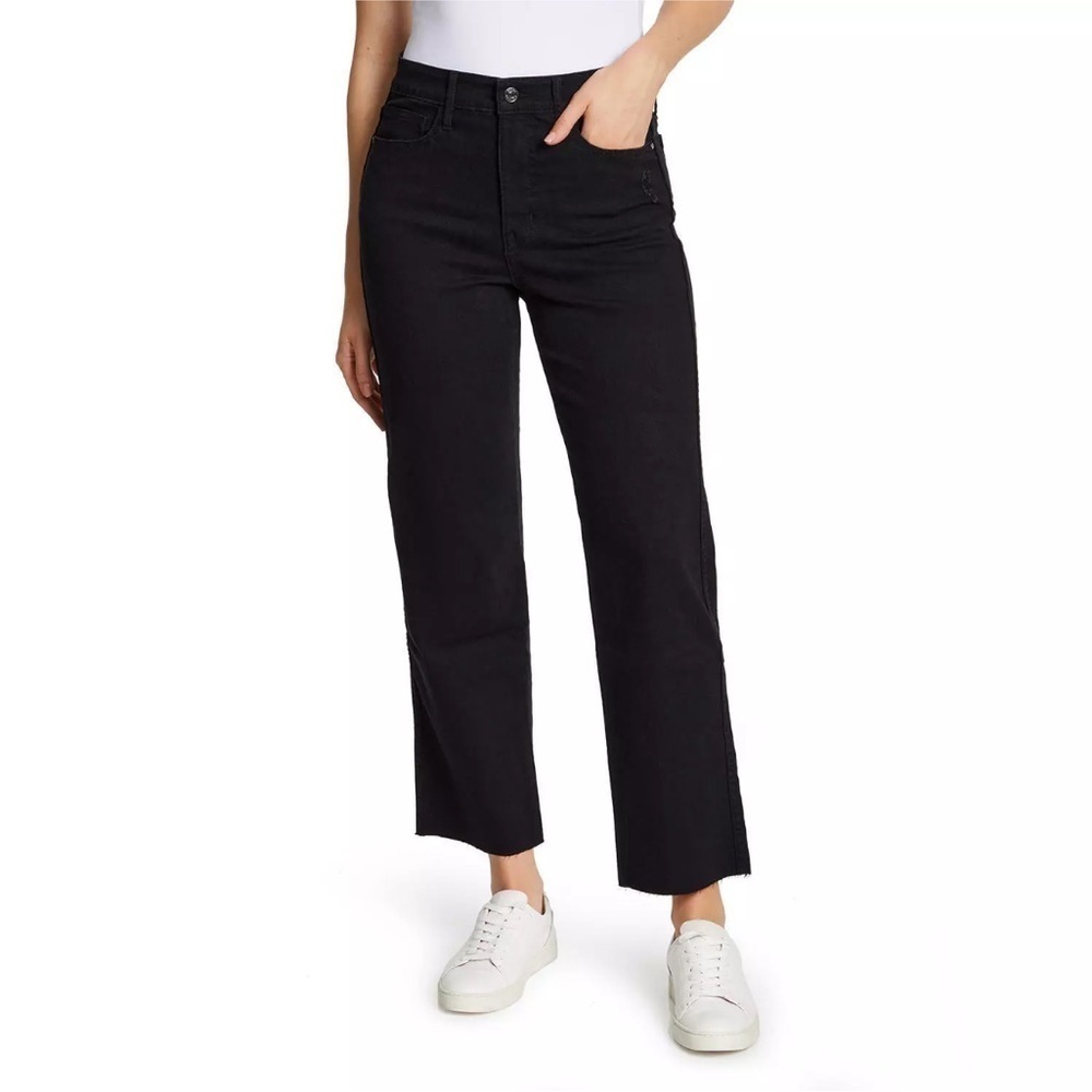 Social standard by Sanctuary high rise crop straight black jeans